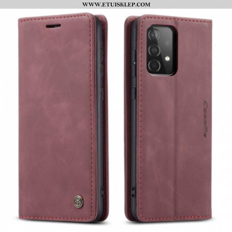 Etui Na Telefon do Samsung Galaxy A52 4G / A52 5G / A52s 5G Etui Folio Caseme Sztuczna Skóra